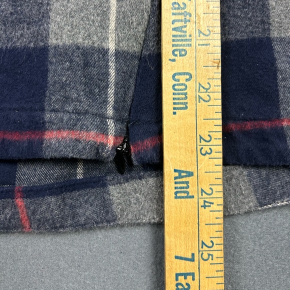 Rag & Bone Austin Plaid Flannel Top Zipper Accents - Picture 2 of 8